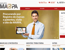 Tablet Screenshot of grupomarpa.com.br
